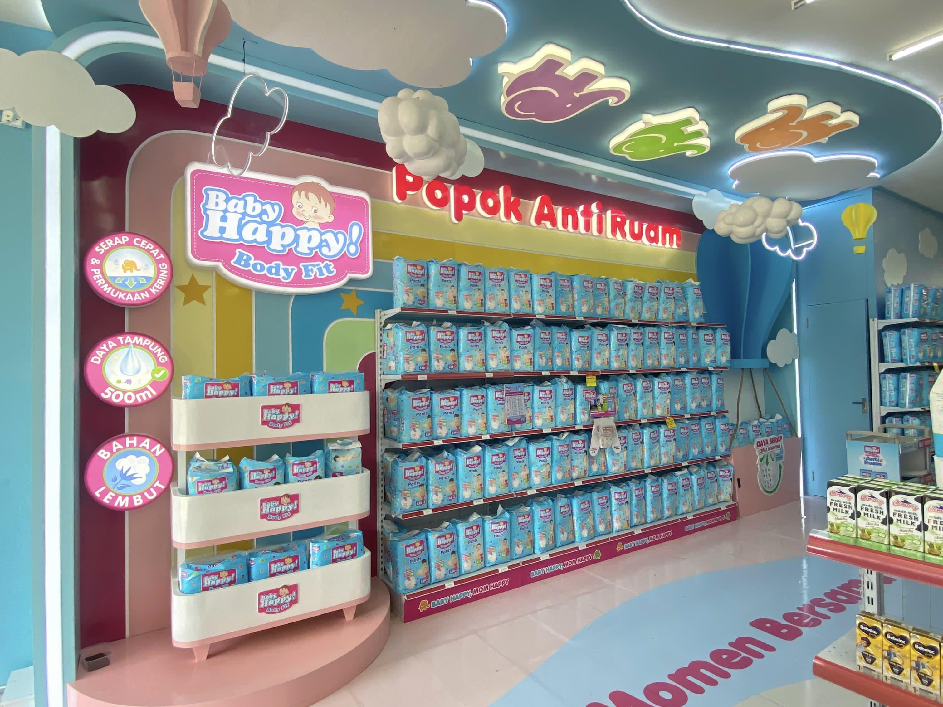 Baby Happy Buka Flagship Store Perdana di Pamulang, Yuk Moms Cek Popoknya!