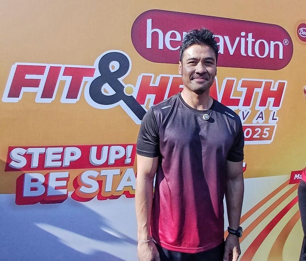 Saat Chicco Jerikho Gaungkan Pentingnya Olahraga di Hemaviton Fit & Health Festival 2025